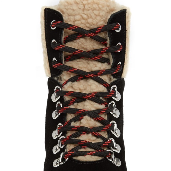 Steve Madden Bitter Faux Shearling Trim Bootie - Picture 4 of 6